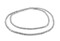 The Bead Chest Silver Saucer Beads 4mm, Full Strand of Quality Metal Spacers for DIY Jewelry Design